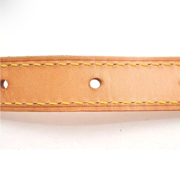 2 Louis Vuitton Straps Replacement Vaschetta Leather Shoulder For GM Bag 31.9” - Picture 14 of 16